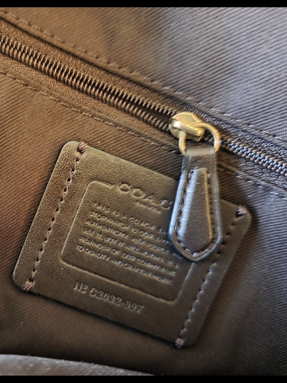 Coach Carrie 23 Black Pebbled Leather Mini Backpack with Classic Preppy Casual - Picture 8 of 9